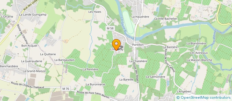 localisation de l'entreprise LES ROTHRESS à VERTOU
