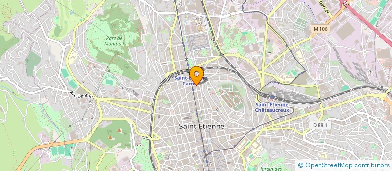 localisation de l'entreprise LES ROTISSEURS ASSOCIES  SAINT-ETIENNE