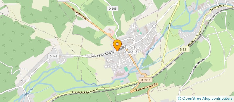 localisation de l'entreprise LES ROTISSEURS DE L'ANDELLE  FLEURY-SUR-ANDELLE