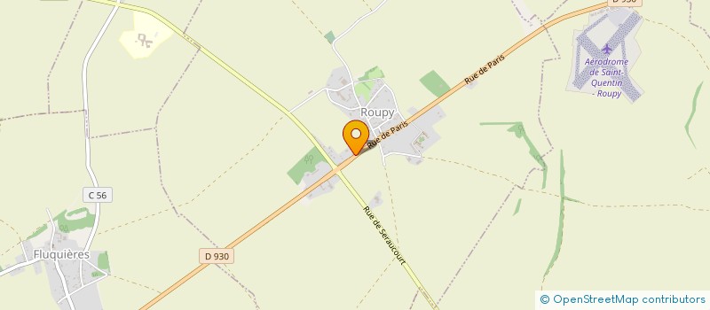 localisation de l'entreprise LES ROTORS DE L'AISNE  ROUPY