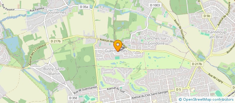 localisation de l'entreprise LES ROUAZES  GUERMANTES