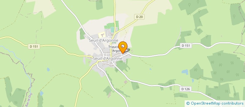localisation de l'entreprise LES ROUDOUDOUS à SEUIL-D'ARGONNE