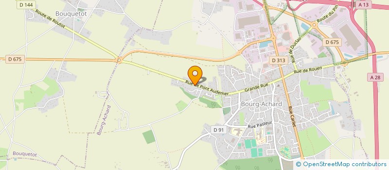 localisation de l'entreprise LES ROUES D ARTS  BOURG-ACHARD