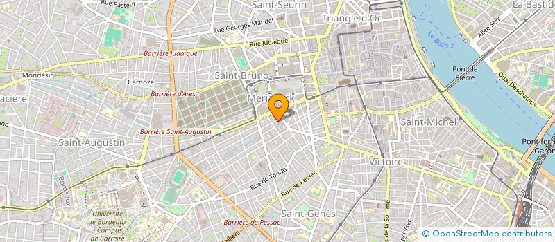 localisation de l'entreprise LES ROUES DE L'AVENIR  BORDEAUX