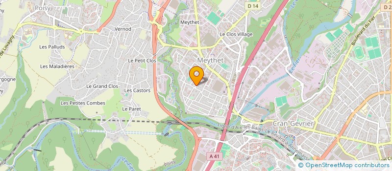 localisation de l'entreprise LES ROUES DE L'ECUREUIL  MARCY-L'ETOILE