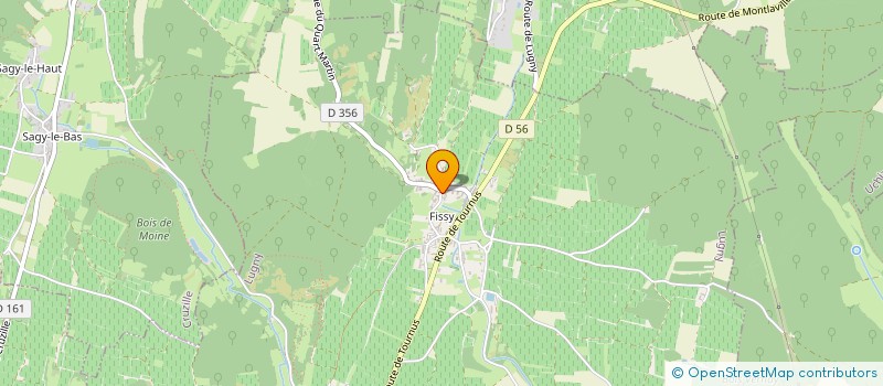 localisation de l'entreprise LES ROUES PET'S BOURGUIGNONNE à LUGNY