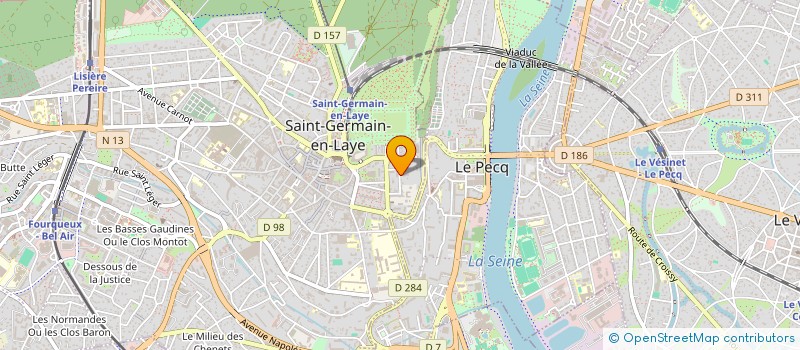 localisation de l'entreprise LES ROUGES GORGES  SAINT-GERMAIN-EN-LAYE