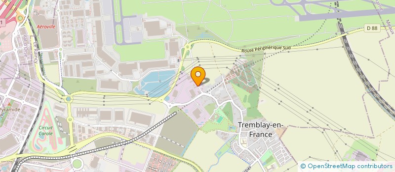 localisation de l'entreprise LES ROUGON MACQUART  TREMBLAY-EN-FRANCE