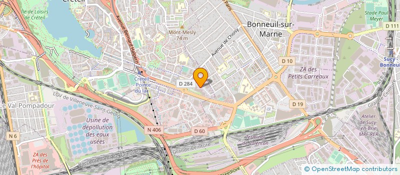 localisation de l'entreprise LES ROULEAUX SCHMAUTZ à CRETEIL