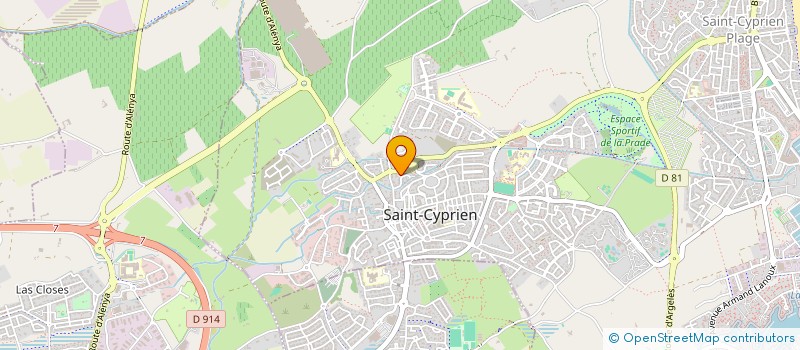localisation de l'entreprise LES ROULETTES à SAINT-CYPRIEN