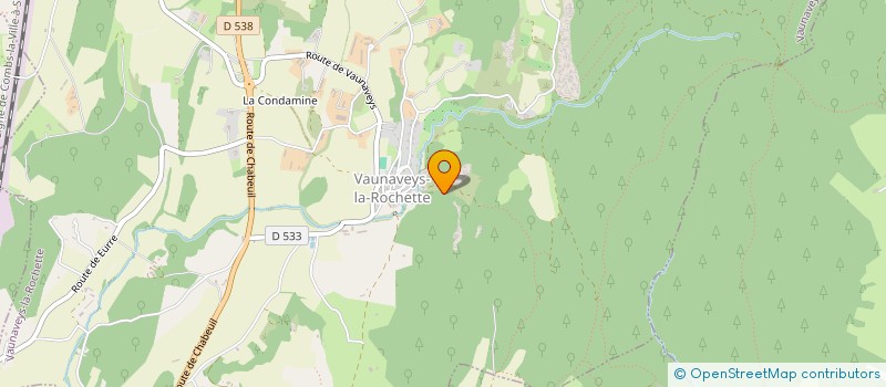 localisation de l'entreprise LES ROULEURS DE MECANIQUES  VAUNAVEYS-LA-ROCHETTE