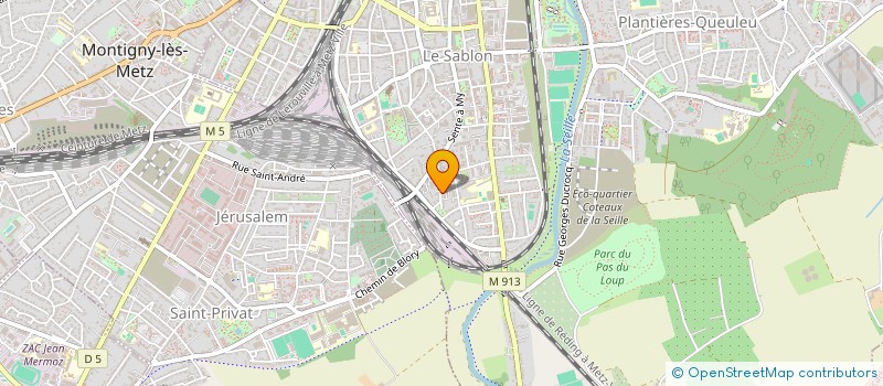 localisation de l'entreprise LES ROULOTTES  METZ