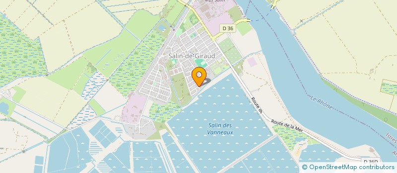 localisation de l'entreprise LES ROULOTTES SALINIERES à ARLES