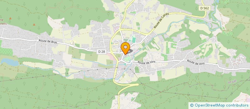 localisation de l'entreprise LES ROUMANIOU  LE VAL