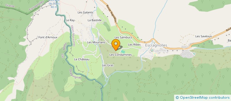 localisation de l'entreprise LES ROUMEGUIERES à SAINT-VALLIER-DE-THIEY