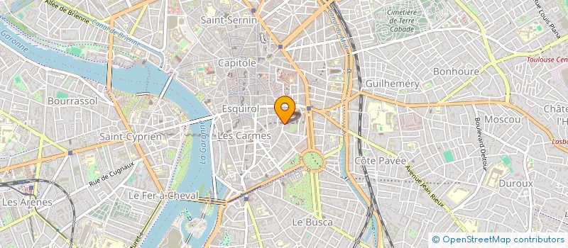 localisation de l'entreprise LES ROUSQUILLES DU PALAIS à TOULOUSE