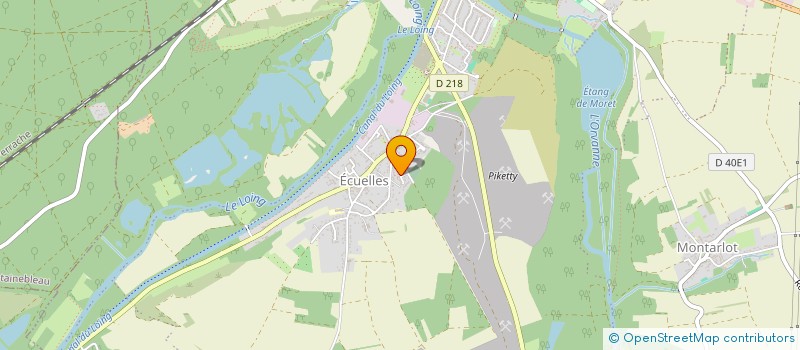 localisation de l'entreprise LES ROUSSIGNY  MORET-LOING-ET-ORVANNE