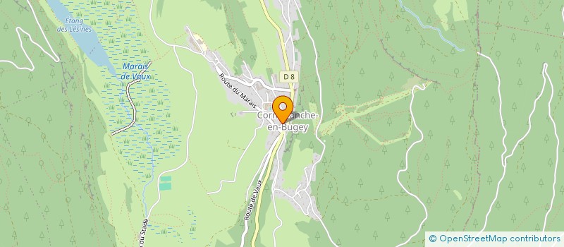 localisation de l'entreprise LES ROUTARDS DES SAPINS à PLATEAU D'HAUTEVILLE