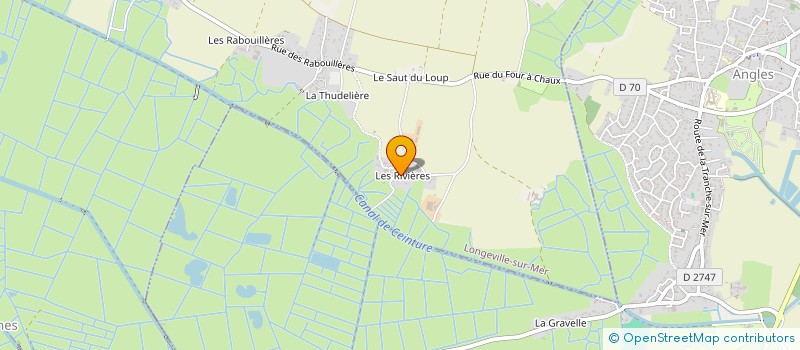 localisation de l'entreprise LES ROUTES  LONGEVILLE-SUR-MER