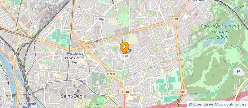 localisation de l'entreprise LES ROUTES  SAINT-DENIS