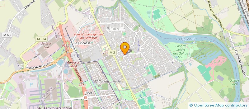 localisation de l'entreprise LES ROUTES DE L'INDE  BEAUZELLE