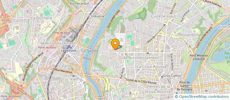localisation de l'entreprise LES ROUTES DU SUD  LYON