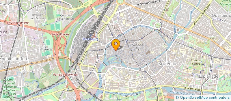localisation de l'entreprise LES ROUTES DU THE à STRASBOURG