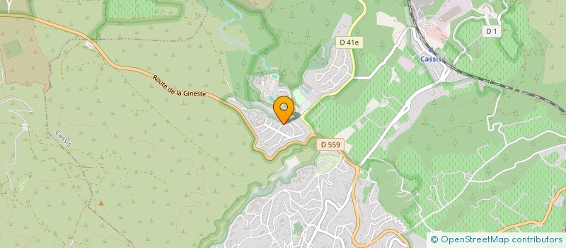 localisation de l'entreprise LES ROUTES TRAVERSIERES à CASSIS