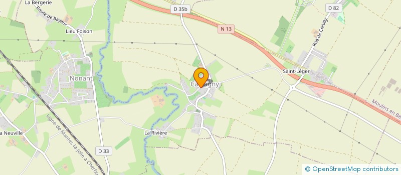 localisation de l'entreprise LES ROUTIERS  CARCAGNY