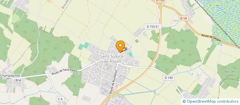 localisation de l'entreprise LES ROUTIERS DE ROYAN  SAINT-SULPICE-DE-ROYAN