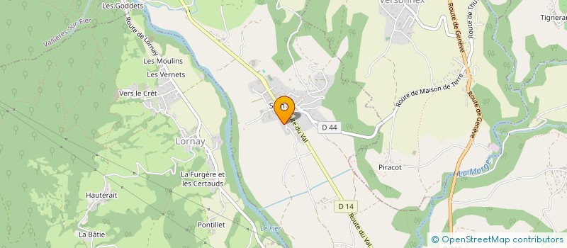 localisation de l'entreprise LES ROUTIERS SAVOISIENS  RUMILLY