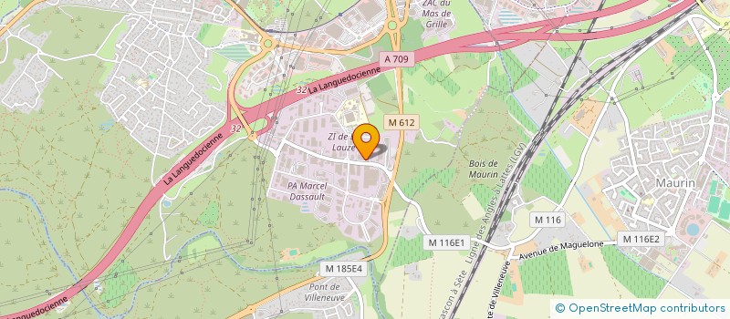 localisation de l'entreprise LES ROUTOUS  SAINT-JEAN-DE-VEDAS