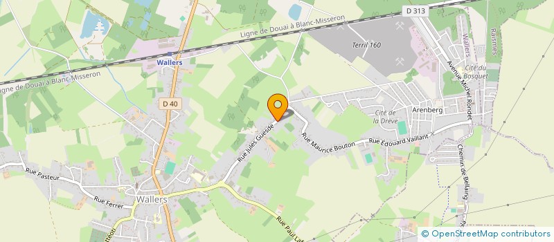 localisation de l'entreprise LES ROUX PRES à WALLERS