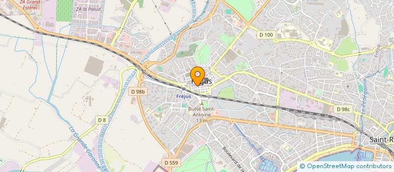 localisation de l'entreprise LES ROUXCETTES à FREJUS
