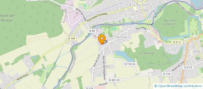 localisation de l'entreprise LES ROY DE L'IMMO  SAUSSAY