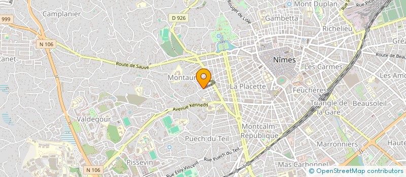 localisation de l'entreprise LES ROYAUMES D'EXIL  NIMES