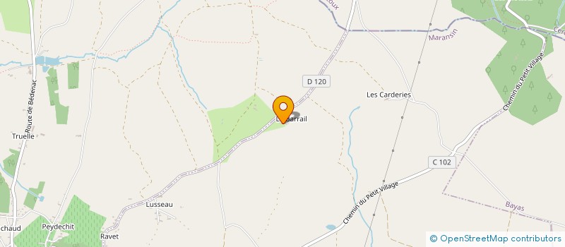 localisation de l'entreprise LES RQSE - EUROP'RAID  SAINT-CHRISTOPHE-DE-DOUBLE