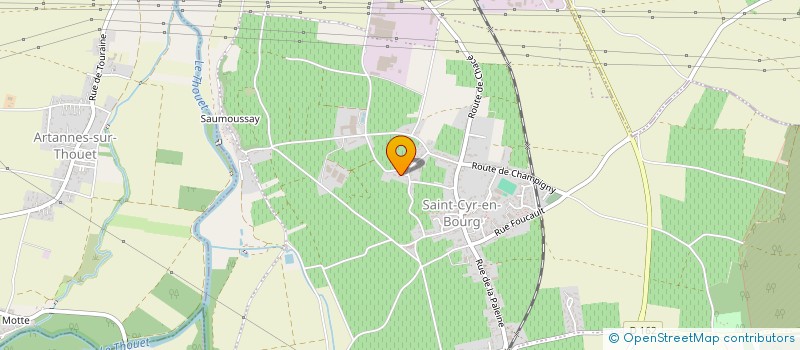 localisation de l'entreprise LES RUAUX à BELLEVIGNE-LES-CHATEAUX