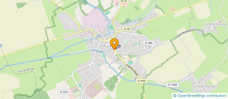 localisation de l'entreprise LES RUBIS à DIEUZE