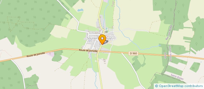 localisation de l'entreprise LES RUBYS DE LA DHUYS  SOULAINES-DHUYS