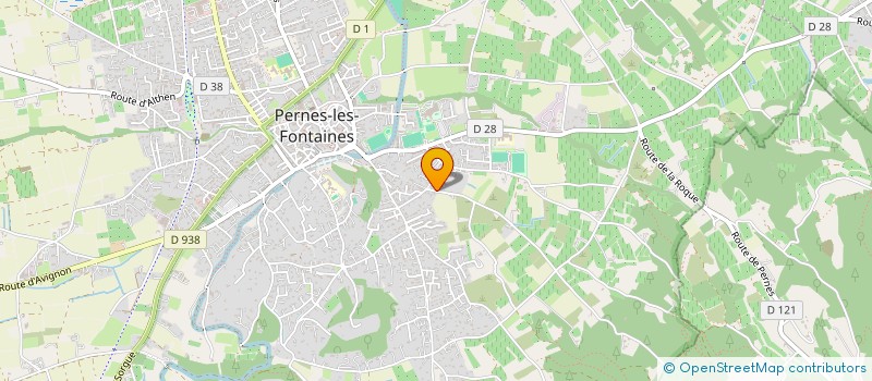 localisation de l'entreprise LES RUCHERS D'ISA  PERNES-LES-FONTAINES