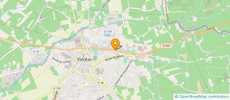 localisation de l'entreprise LES RUCHERS DE L ENCLAVE à VALREAS