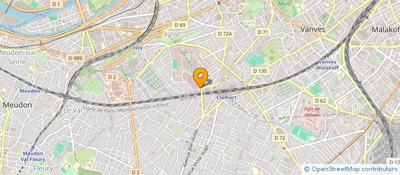 localisation de l'entreprise LES RUCHERS DE LA GENDARMERIE NATIONALE à ISSY-LES-MOULINEAUX
