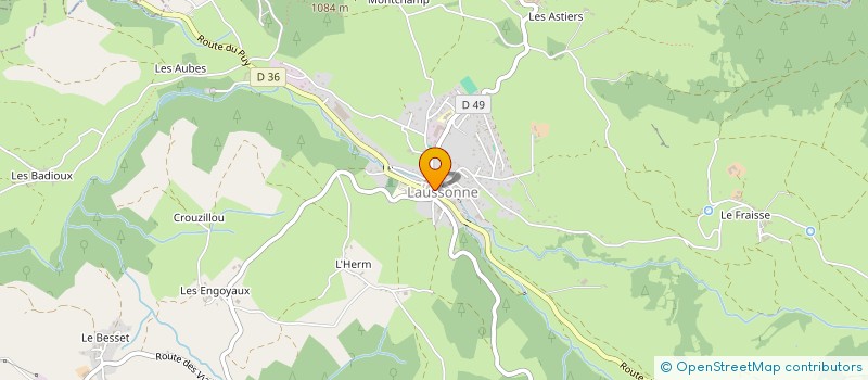 localisation de l'entreprise LES RUCHERS DU MEZENC à LES ESTABLES