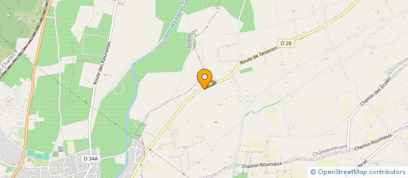 localisation de l'entreprise LES RUCHERS DU RENARD à CHATEAURENARD