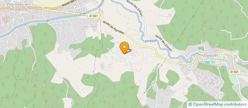 localisation de l'entreprise LES RUCHES  JOUQUES