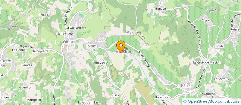 localisation de l'entreprise LES RUCHES D'EMILIEN  THEIZE