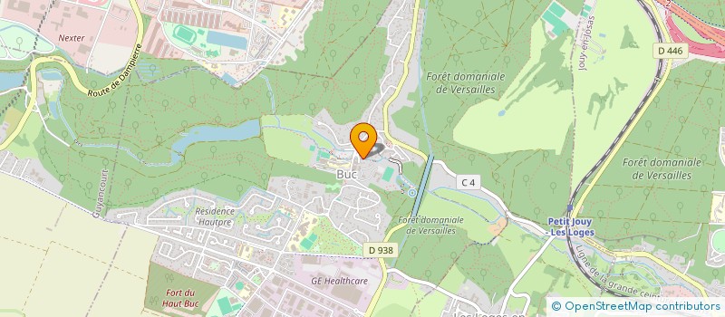 localisation de l'entreprise LES RUCHES DE BUC  BUC