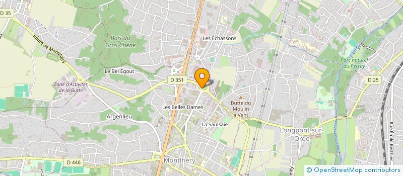 localisation de l'entreprise LES RUCHES DE MONTLHERY à MONTLHERY