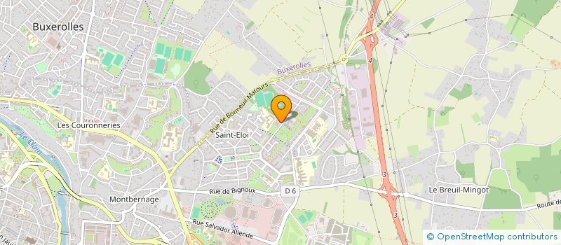 localisation de l'entreprise LES RUCHES DE SAINT-ELOI à POITIERS